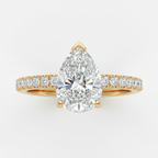 Fiorella Boutique™ Bianca Pear Ring